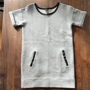 Club Monaco quilted sweatshirt dress!